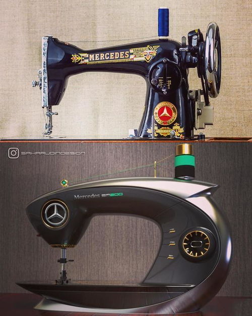 奔馳買不起 那么你可以考慮做個裁縫 奔馳聯(lián)名縫紉機了解一下