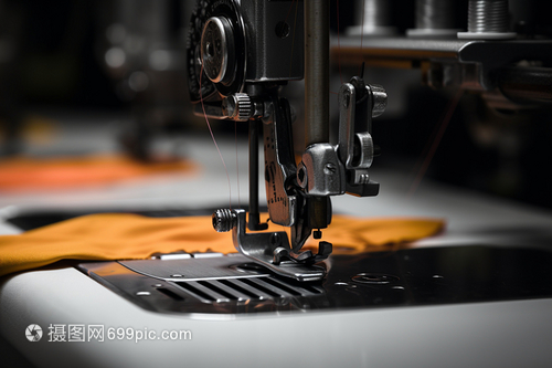 工作中的縫紉機